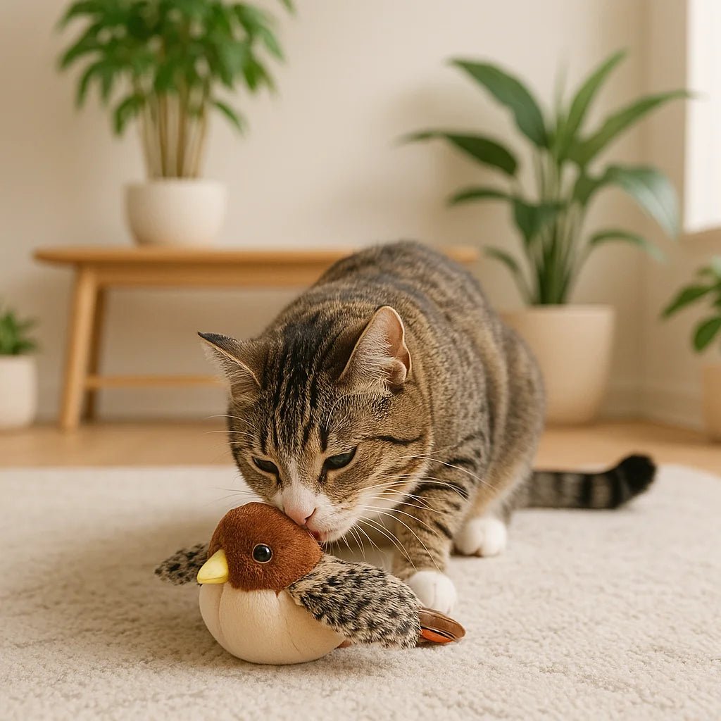 Interactief Kattenspeeltje USB Oplaadbaar – Houdt Kat Actief en Fit - Hebbr