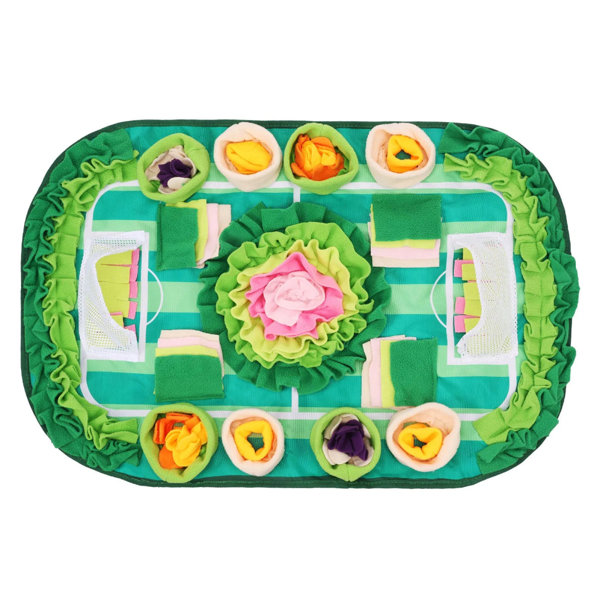 Interactieve Snuffelmat Hond en Kat - Duurzaam Voedings - en Training Pad 77 x 50 cm - Hebbr