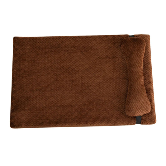 Kalmerend Hondenbed van Pluche voor Grote Honden – Wasbare Hoes en Antislip Onderkant - Hebbr