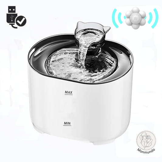 Katten Drinkfontein - Elektrische Fontein voor Katten met Stil Design & Altijd Vers Water - Hebbr