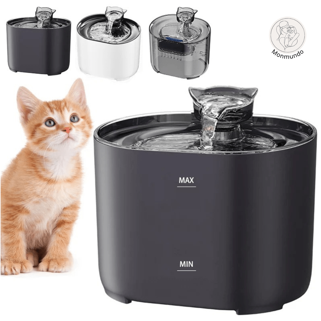 Katten Drinkfontein - Elektrische Fontein voor Katten met Stil Design & Altijd Vers Water - Hebbr