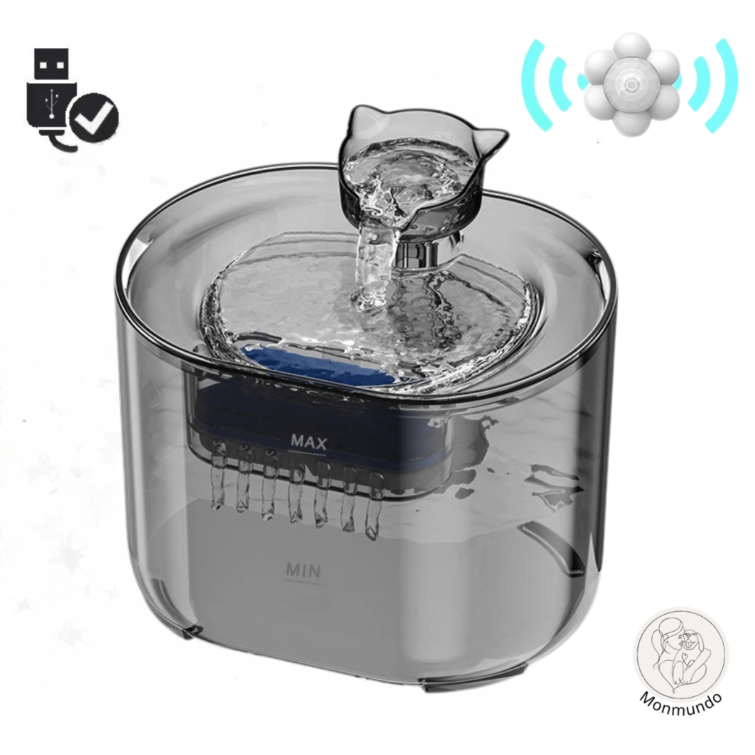 Katten Drinkfontein - Elektrische Fontein voor Katten met Stil Design & Altijd Vers Water - Hebbr
