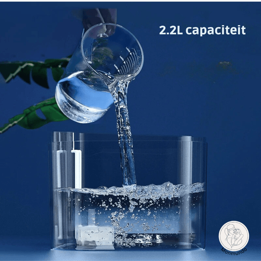 Katten Drinkfontein - Elektrische Fontein voor Katten met Stil Design & Altijd Vers Water - Hebbr