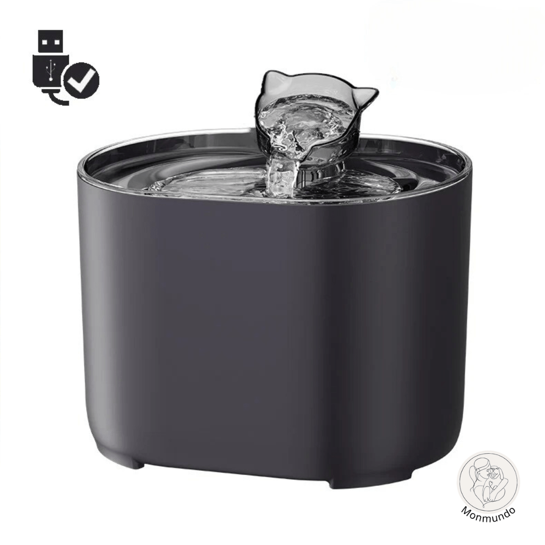 Katten Drinkfontein - Elektrische Fontein voor Katten met Stil Design & Altijd Vers Water - Hebbr