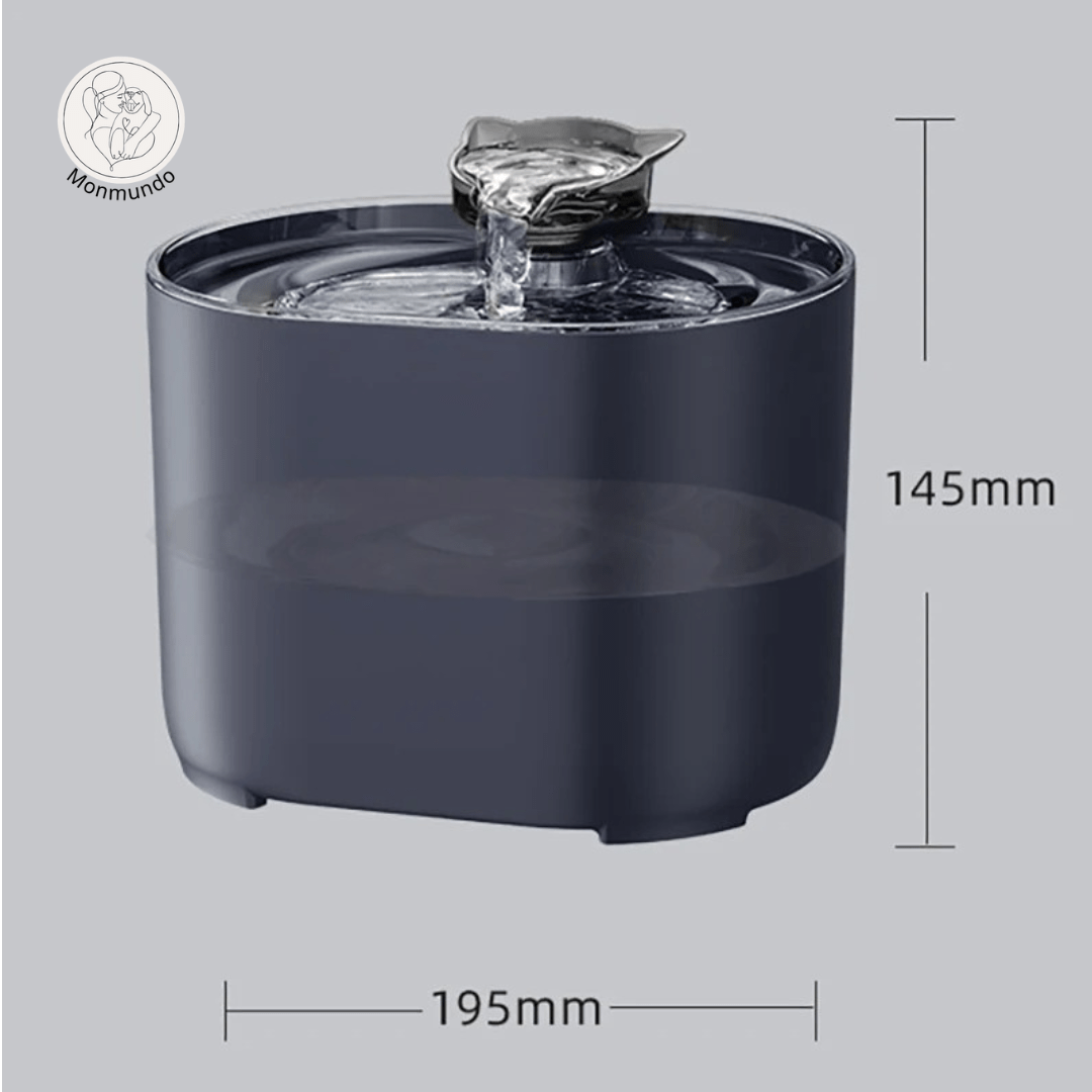Katten Drinkfontein - Elektrische Fontein voor Katten met Stil Design & Altijd Vers Water - Hebbr