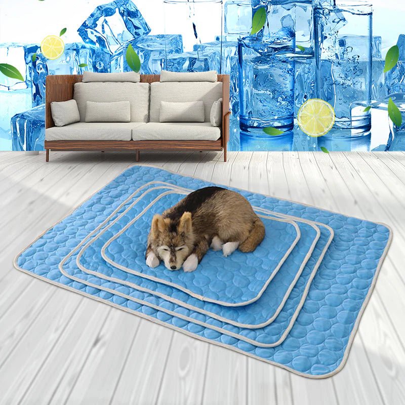 Koelmat voor Honden - Verkoelende Mat in 4 Kleuren en 6 Maten, Eenvoudig te Reinigen - Hebbr