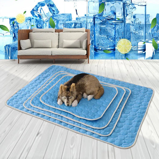 Koelmat voor Honden - Verkoelende Mat in 4 Kleuren en 6 Maten, Eenvoudig te Reinigen - Hebbr