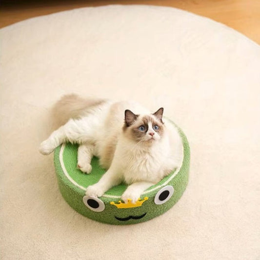 Krabpaal Kat Ruby - Stevige Multifunctionele Kattenkrabpaal voor Spelen en Ontspannen - Rond 40 cm - Hebbr