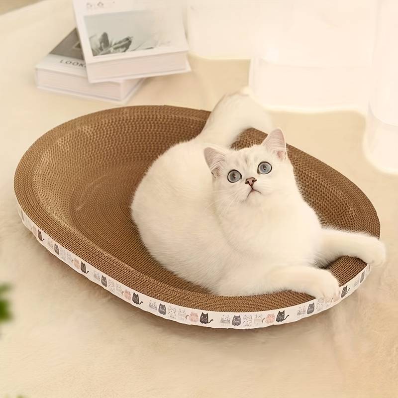 Krabpaal Kat van Natuurlijke Materialen - Duurzaam en Comfortabel voor Alle Kattenrassen - Hebbr