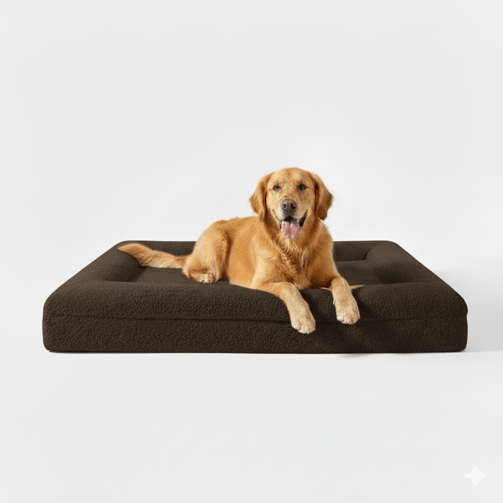 Luxe Orthopedisch Hondenbed van Geheugenfoam met Verwijderbare Wasbare Hoes - Waterdichte Onderkant - Hebbr