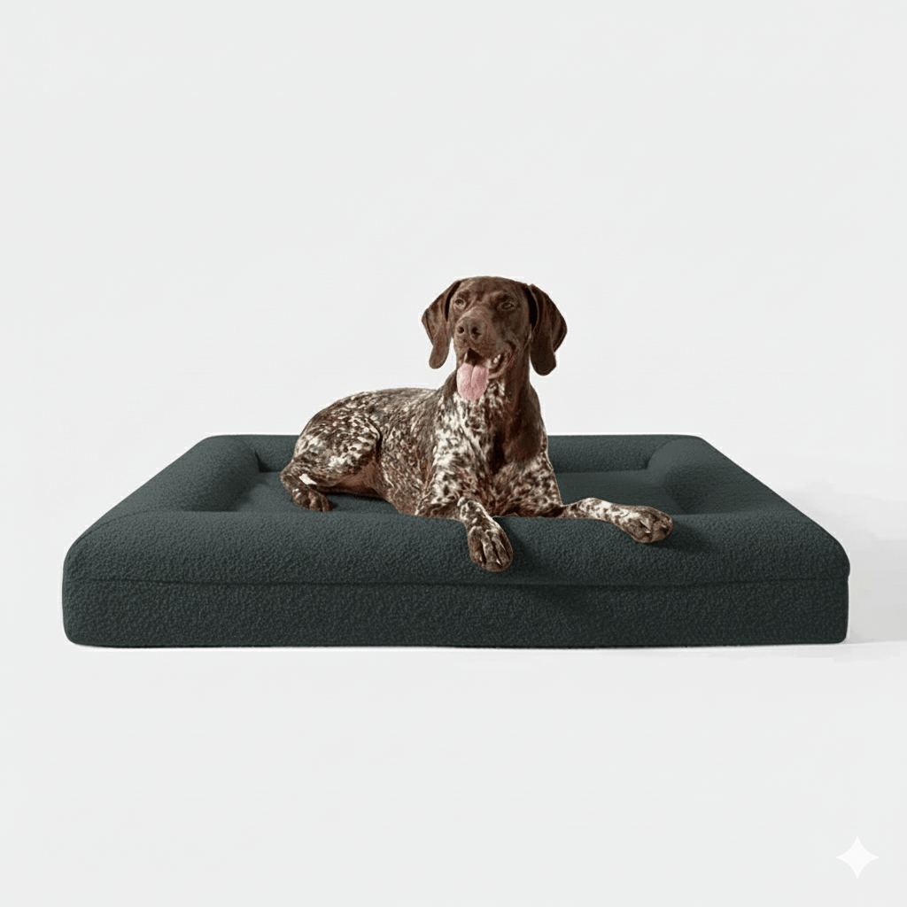 Luxe Orthopedisch Hondenbed van Geheugenfoam met Verwijderbare Wasbare Hoes - Waterdichte Onderkant - Hebbr