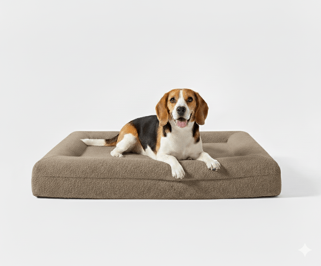 Luxe Orthopedisch Hondenbed van Geheugenfoam met Verwijderbare Wasbare Hoes - Waterdichte Onderkant - Hebbr