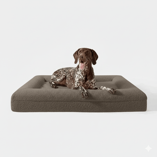 Luxe Orthopedisch Hondenbed van Geheugenfoam met Verwijderbare Wasbare Hoes - Waterdichte Onderkant - Hebbr