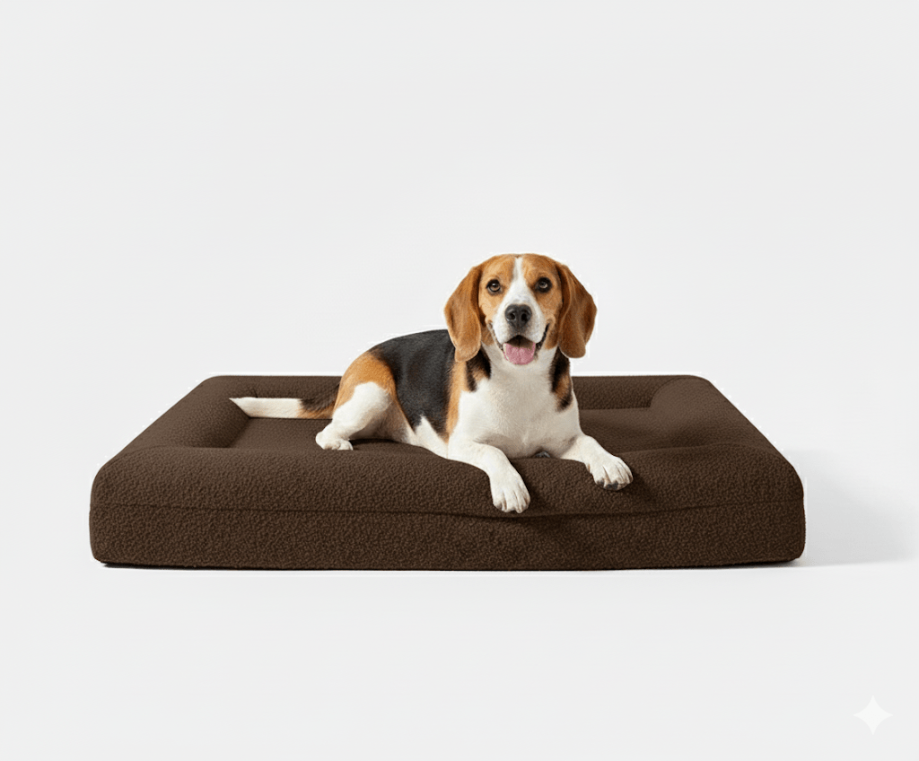 Luxe Orthopedisch Hondenbed van Geheugenfoam met Verwijderbare Wasbare Hoes - Waterdichte Onderkant - Hebbr