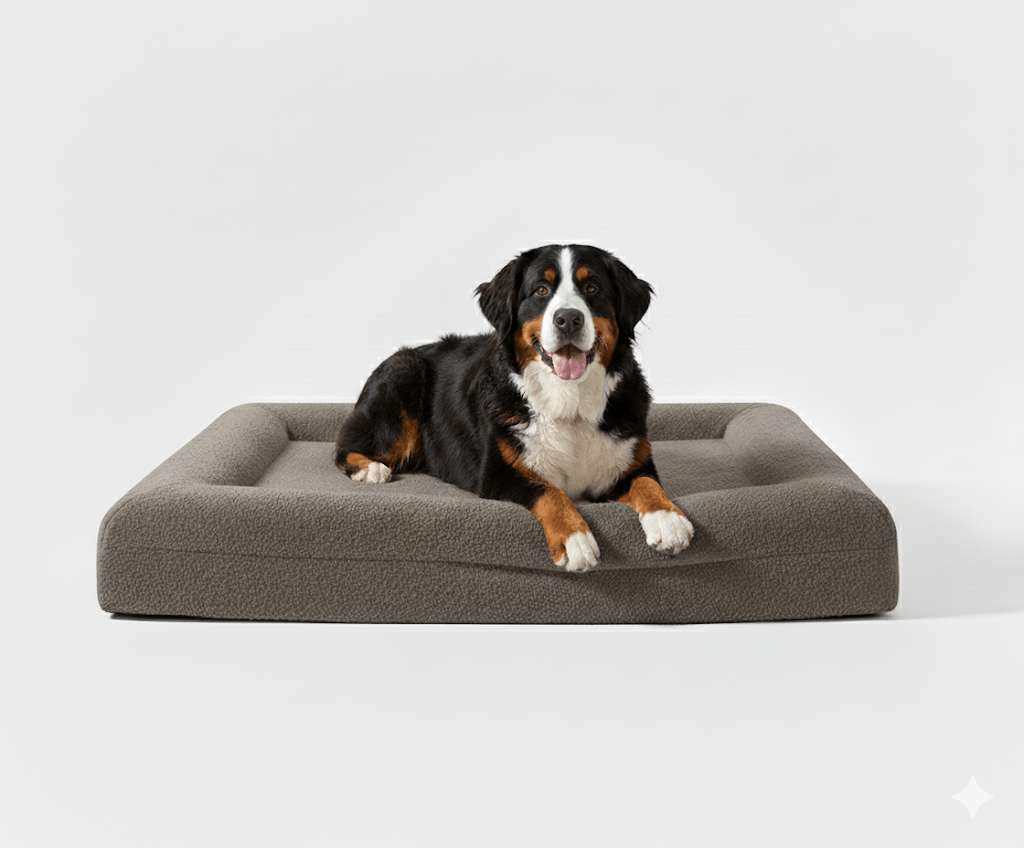 Luxe Orthopedisch Hondenbed van Geheugenfoam met Verwijderbare Wasbare Hoes - Waterdichte Onderkant - Hebbr