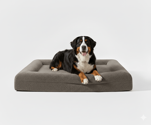 Luxe Orthopedisch Hondenbed van Geheugenfoam met Verwijderbare Wasbare Hoes - Waterdichte Onderkant - Hebbr