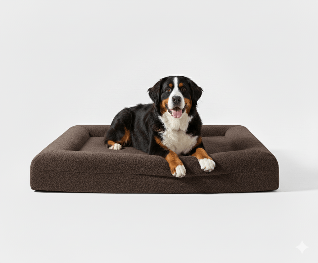 Luxe Orthopedisch Hondenbed van Geheugenfoam met Verwijderbare Wasbare Hoes - Waterdichte Onderkant - Hebbr