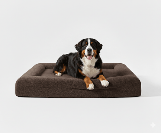Luxe Orthopedisch Hondenbed van Geheugenfoam met Verwijderbare Wasbare Hoes - Waterdichte Onderkant - Hebbr