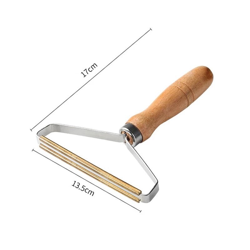 Milieuvriendelijke Fusselverwijderaar met Metalen Borstel - Voor Kleding en Meubels, Eenvoudig in Gebruik - Hebbr