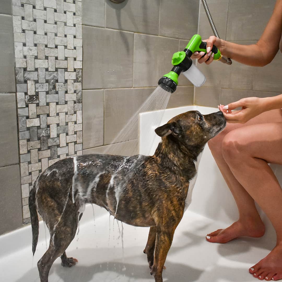 Mobiele Douchekop voor Honden, Geschikt voor PET - Flessen - Compact en Lichtgewicht - Hebbr