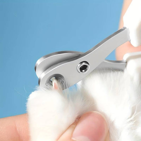 Nagelknipper voor Katten en Kleine Honden met Precisiegat en Antislip Handgreep - Roestvrijstalen Bladen - Hebbr