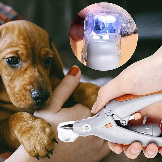 Nageltrimmer voor Huisdieren met LED Verlichting - RVS Messen, Stille Werking, Ergonomisch Ontwerp - Hebbr