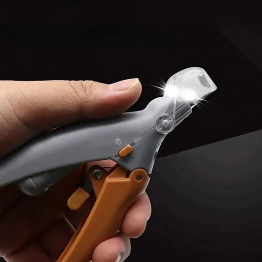 Nageltrimmer voor Huisdieren met LED Verlichting - RVS Messen, Stille Werking, Ergonomisch Ontwerp - Hebbr
