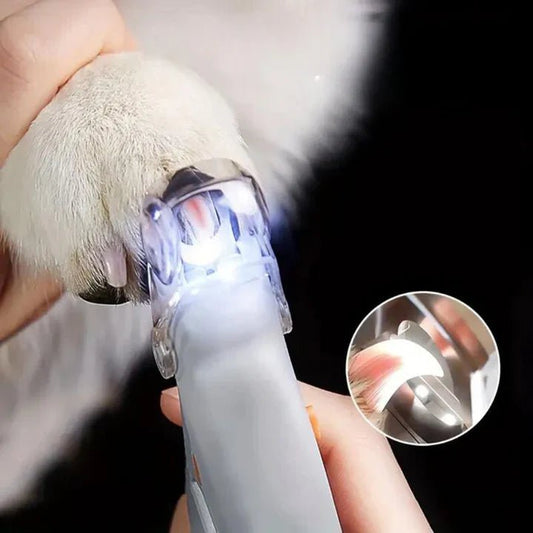 Nageltrimmer voor Huisdieren met LED Verlichting - RVS Messen, Stille Werking, Ergonomisch Ontwerp - Hebbr