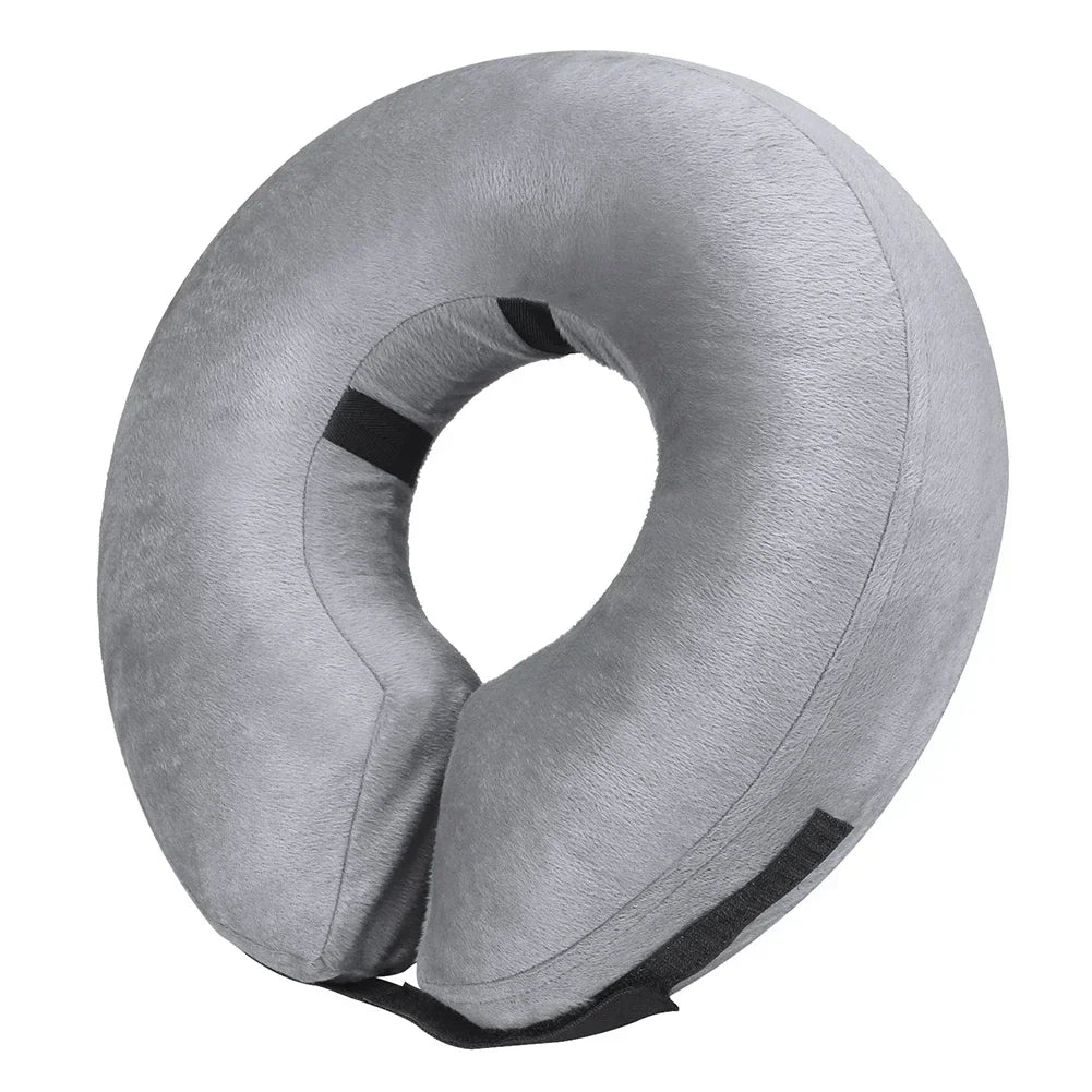 Opblaasbare bescherm en herstel kraag voor honden en katten - Hebbr