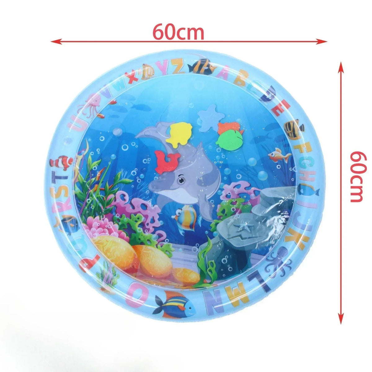 Opblaasbare Watermat voor Huisdieren - Koelmat voor Katten en Honden, Duurzaam PVC, Voor Binnen en Buiten - Hebbr