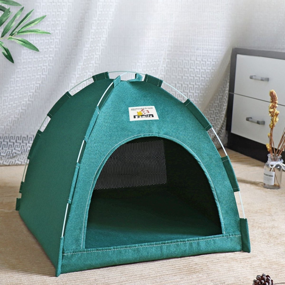 Opvouwbare Huisdierentent voor Katten en Honden – Ademend, Compact & Vierseizoensgeschikt - Hebbr