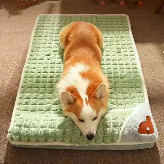 Orthopedisch Hondenbed voor Grote Honden – Geheugenfoam, Wasbaar & Verwijderbare Hoes - Hebbr