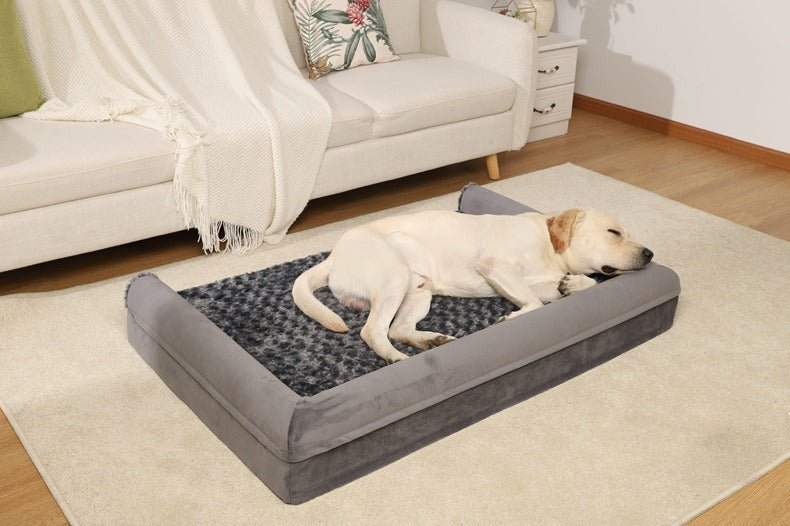 Orthopedisch Hondenbed voor Grote Honden – Waterdicht, Verwijderbare Hoes & Ondersteuning - Hebbr
