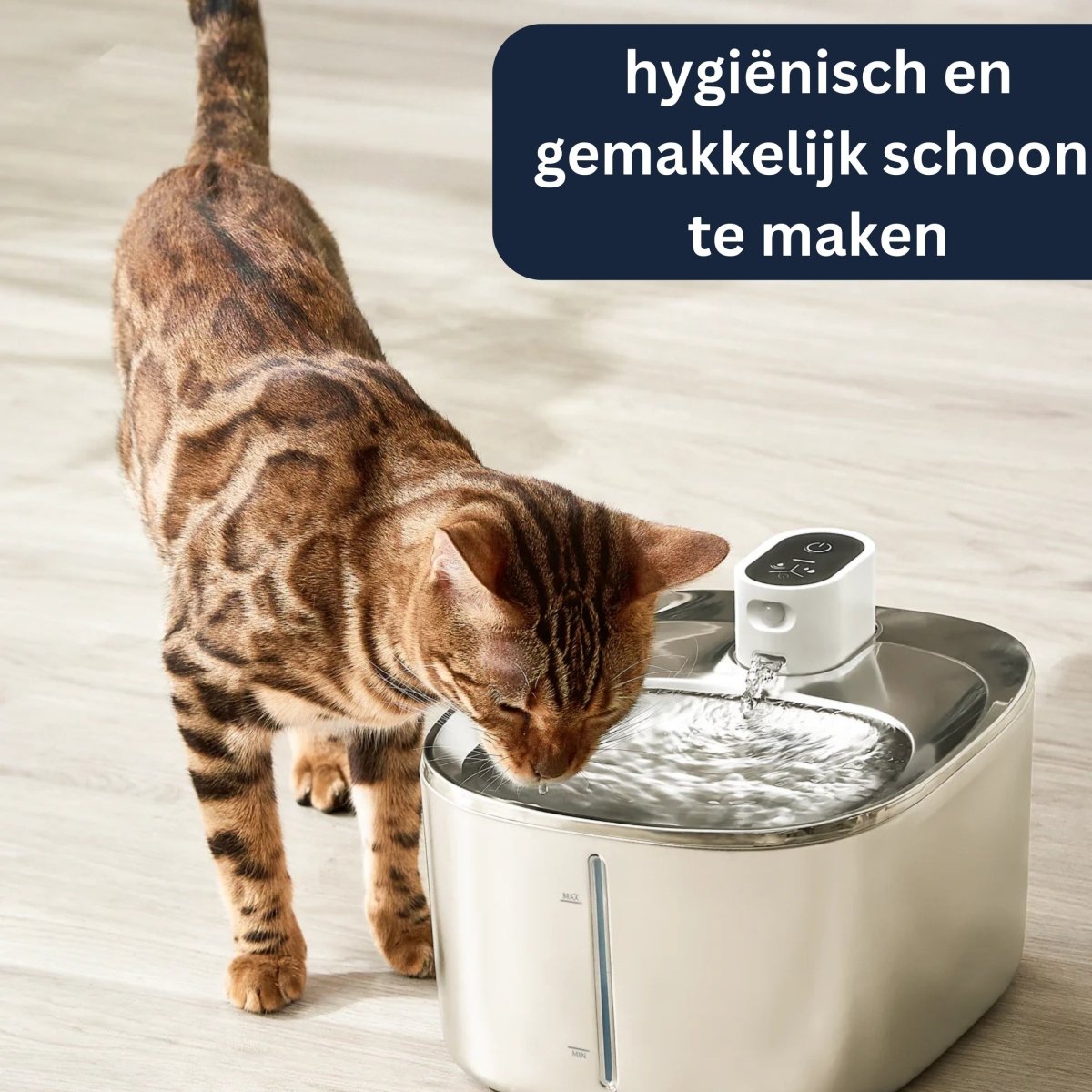 Premium Drinkfontein - Houd water vers en schoon voor je huisdier! - Hebbr