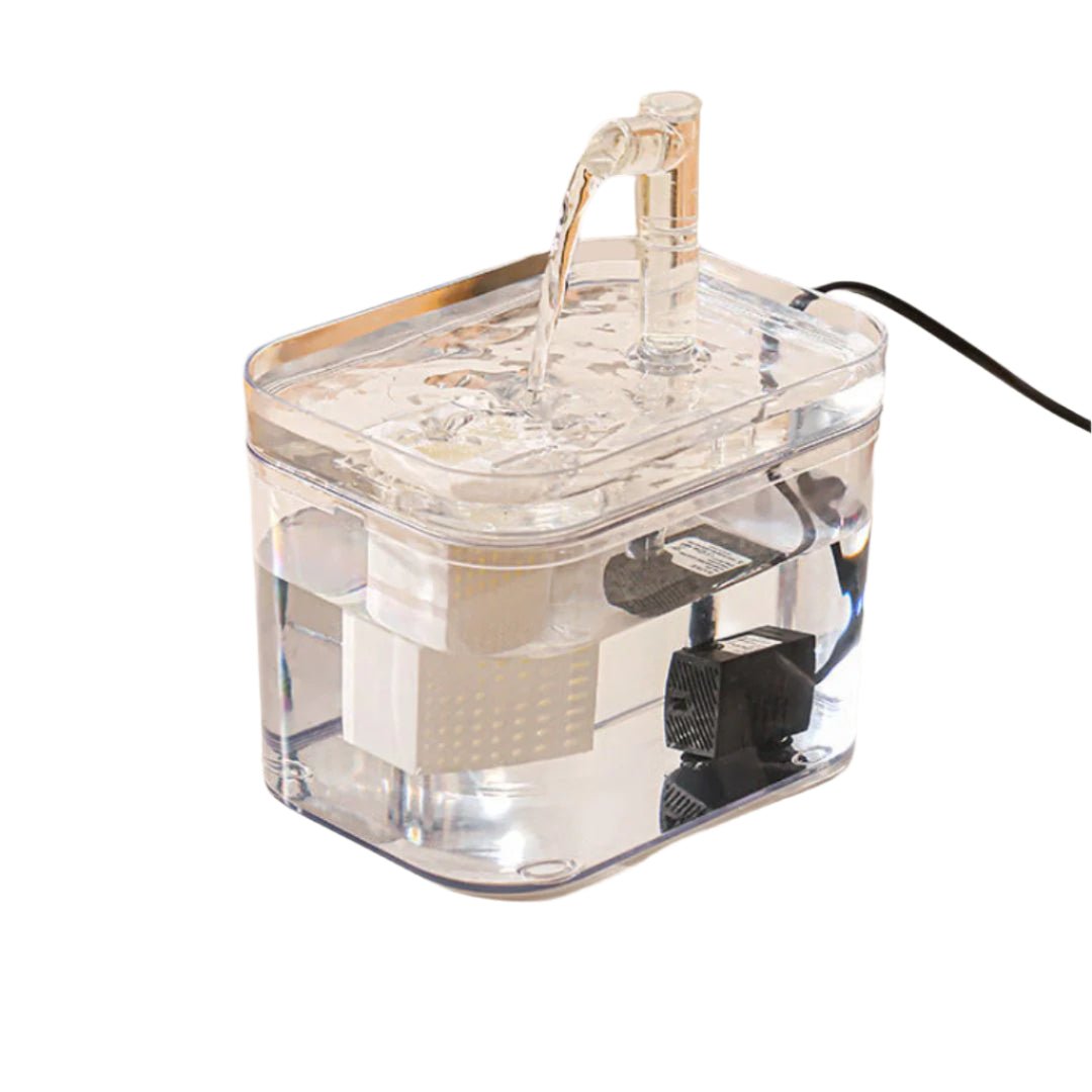 Premium Katten Drinkfontein met Filtersysteem - Stil, Hygiënisch, 2 Liter Capaciteit - Hebbr