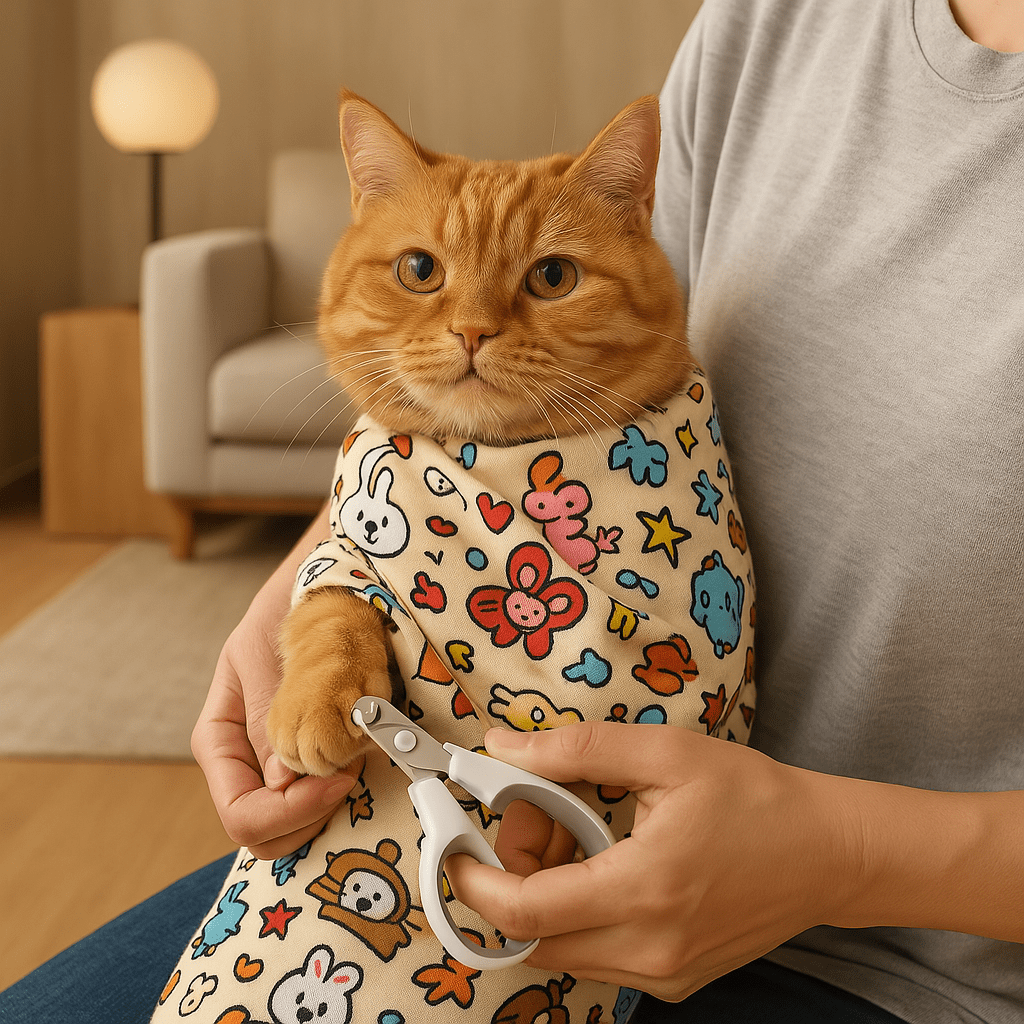 Rustgevende Kattenwikkel met Zelfklevende Sluiting voor Stressvrije Verzorging - Hebbr