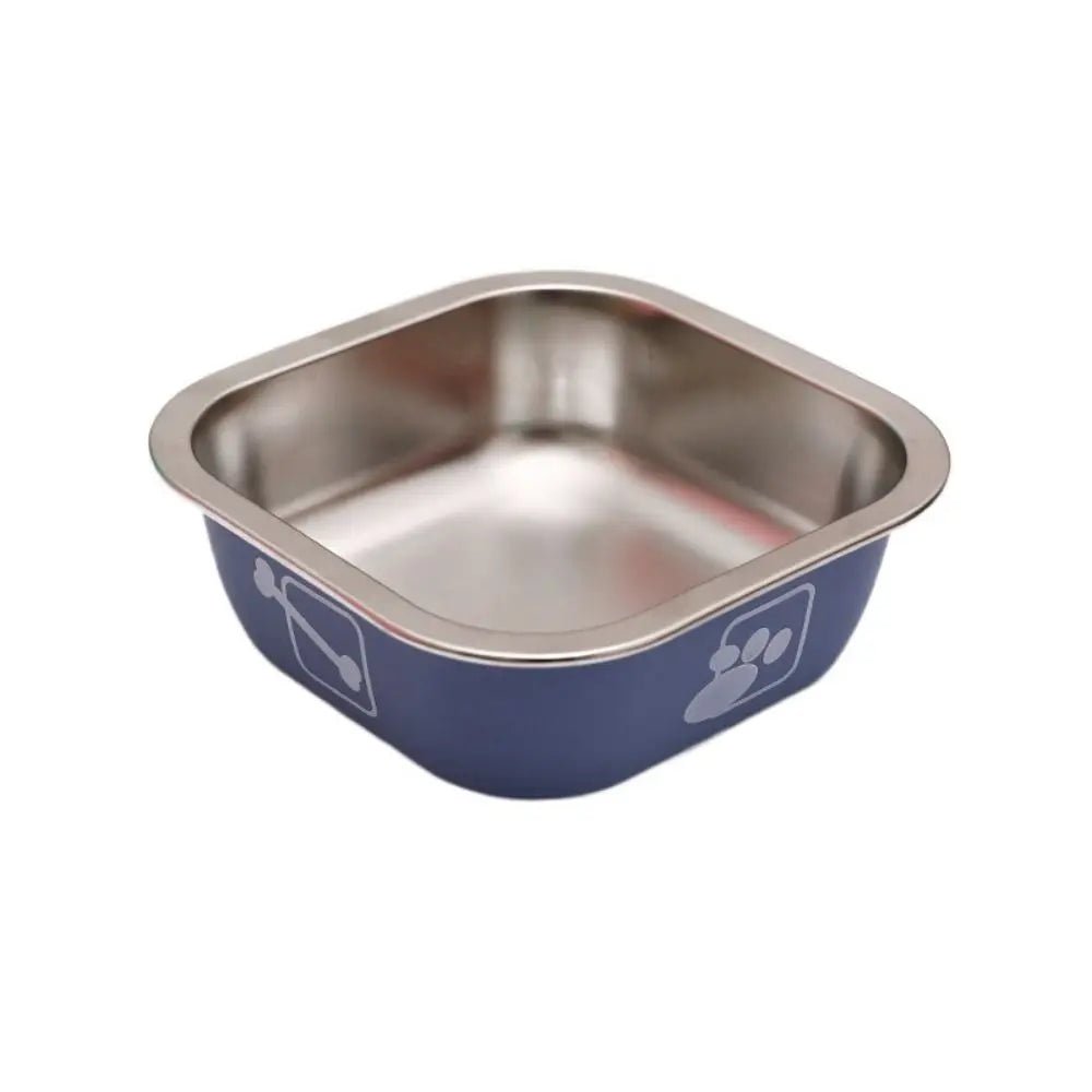 RVS Hondenkom met Antislipbasis - Duurzaam Roestvrij Staal voor Honden en Katten - M en L - Hebbr