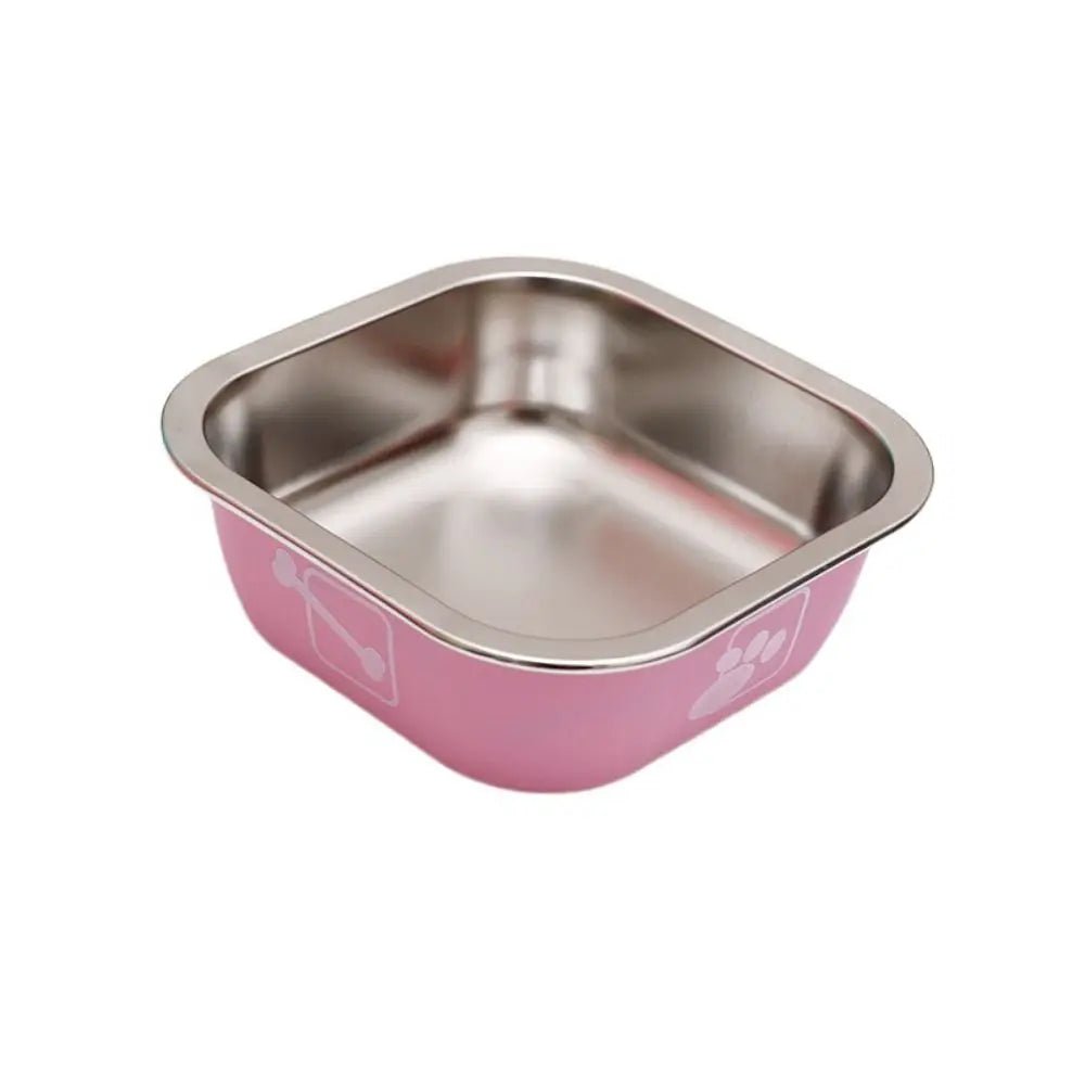 RVS Hondenkom met Antislipbasis - Duurzaam Roestvrij Staal voor Honden en Katten - M en L - Hebbr