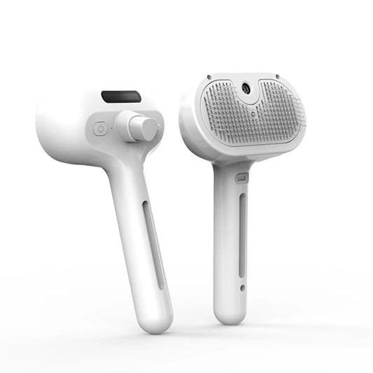 Sento Hondenborstel | Elektrische 3-in-1 met Spray en Massage - Hebbr