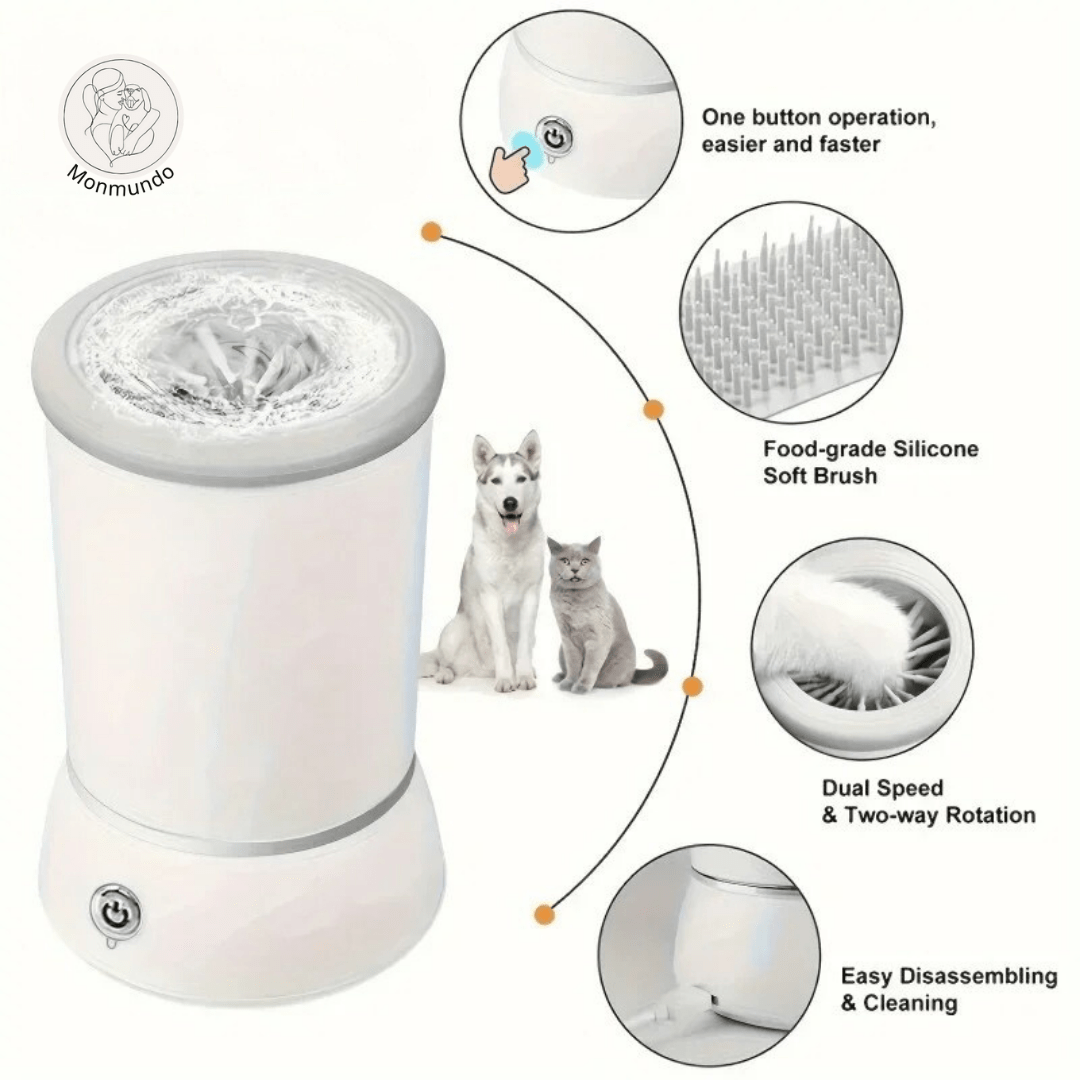 Slimme Pootreiniger voor Honden – Automatisch, Comfortabel & USB - Oplaadbaar - Hebbr