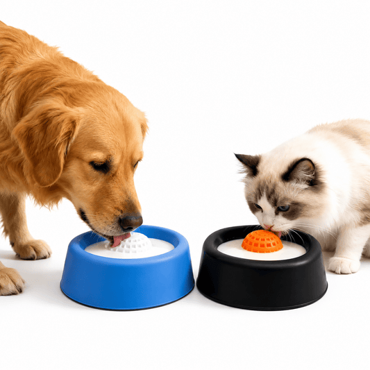 Slow Feeder Hondenkom | Antislip, Interactieve Rollende Bal - Hebbr