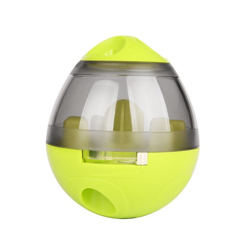 Snack - Ball voor Honden - Interactief Speelgoed voor Mentale Stimulatie en Beweging - Geel/Pink - Hebbr