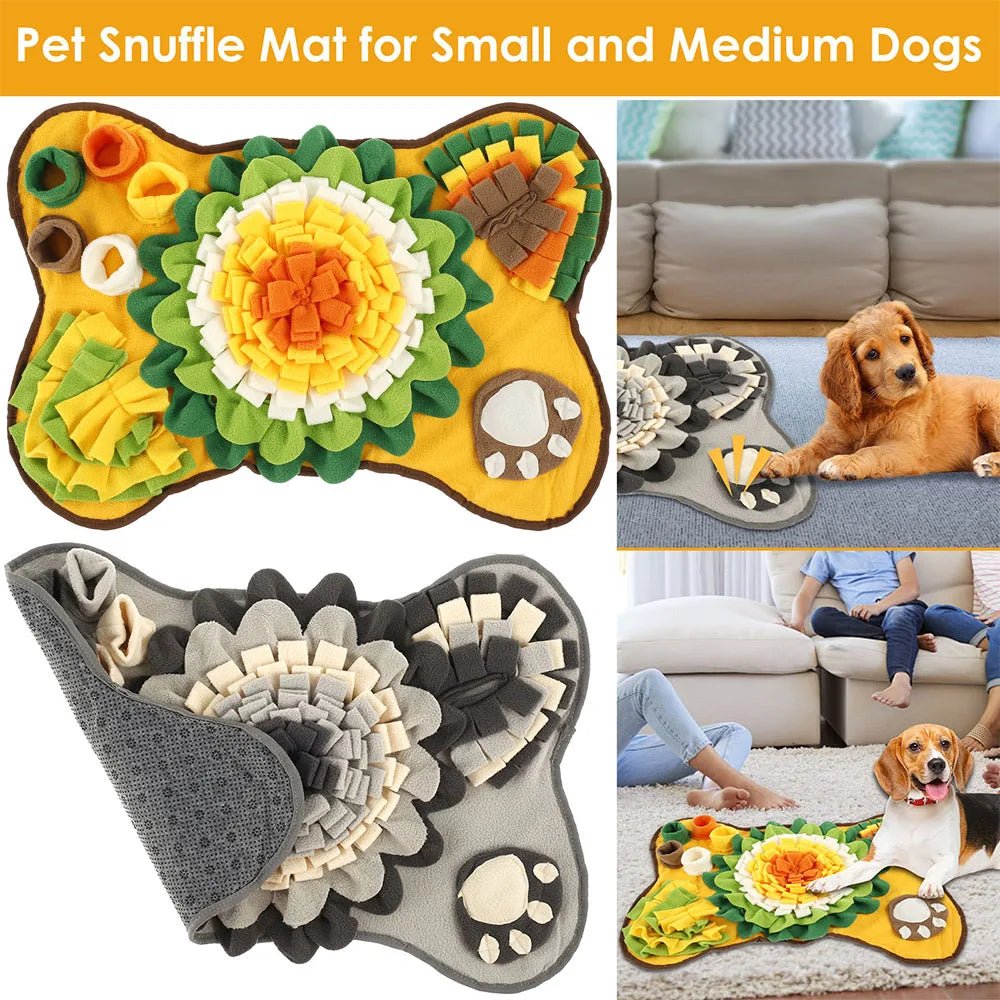 Snuffelmat Hond van Polyester met Anti - Slip Onderkant - Interactieve Snackdispenser voor Geurtraining - Hebbr