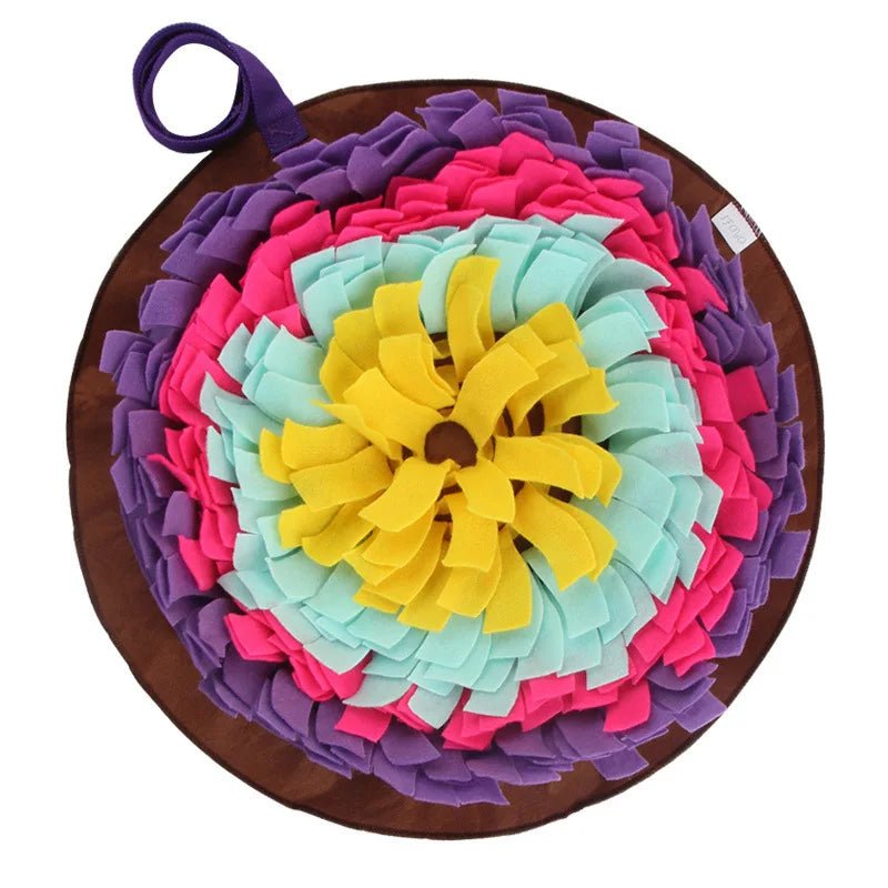 Snuffelmat Hond - Voedselvertraging & Neuswerk Speelmat voor Honden en Katten - 60x40 cm, Wasbaar - Hebbr