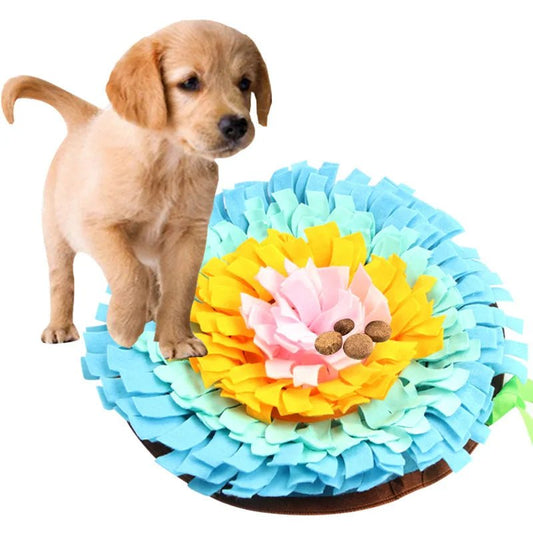 Snuffelmat Hond - Voedselvertraging & Neuswerk Speelmat voor Honden en Katten - 60x40 cm, Wasbaar - Hebbr