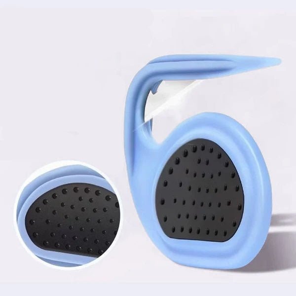 Stressvrije Vachtverzorging Borstel voor Honden en Katten - Efficiënte Klittenverwijdering met Comfortabele Grip - Hebbr