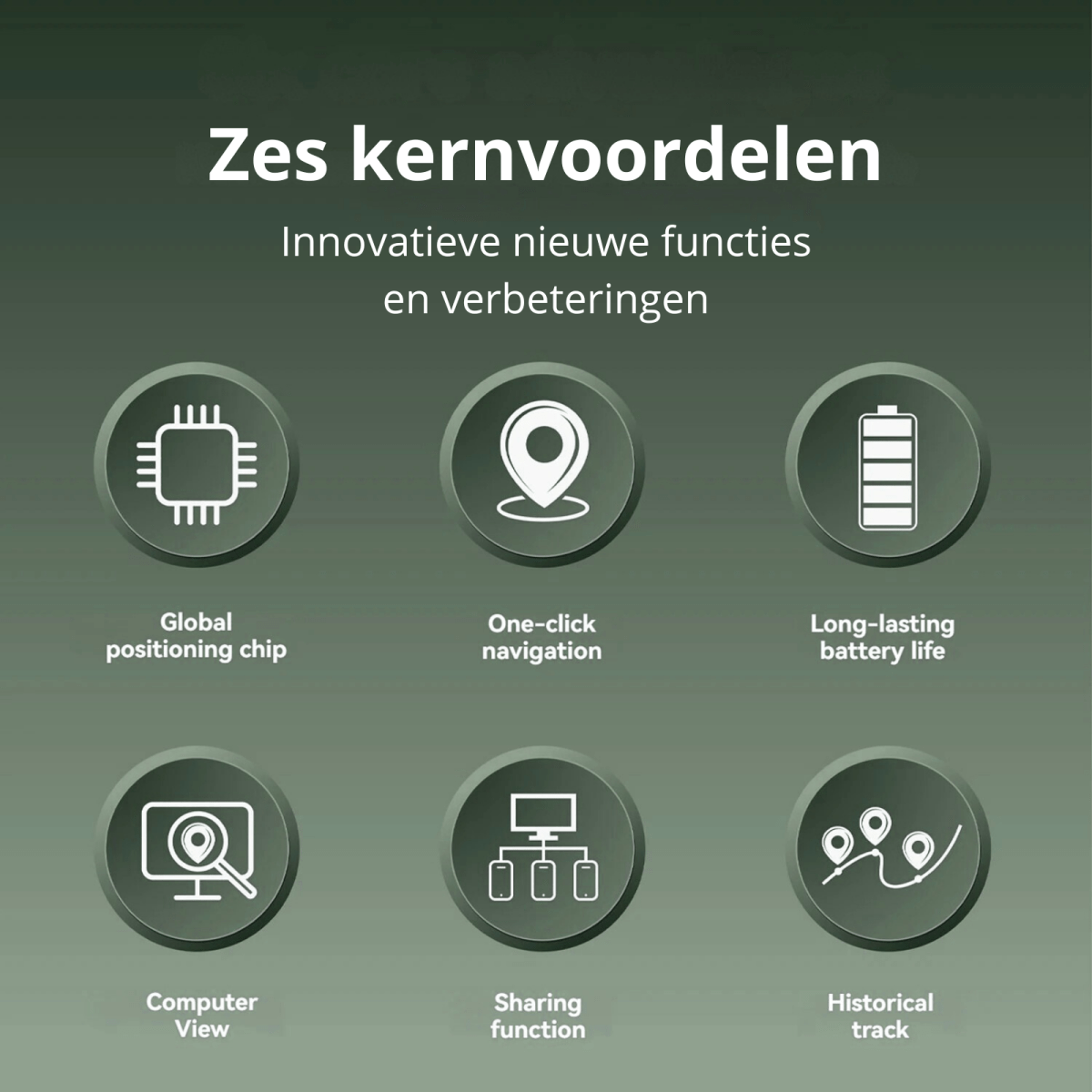 Tracker voor Hond Mini 2,7 g Bluetooth – Vindbaar met FindTag App - Hebbr