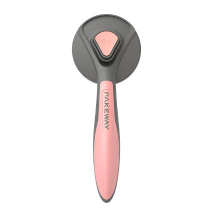 Verzorgingsborstel voor Katten en Honden - Zelfreinigend, Zachte Borstelwerking, Vermindert Losse Haren - Hebbr