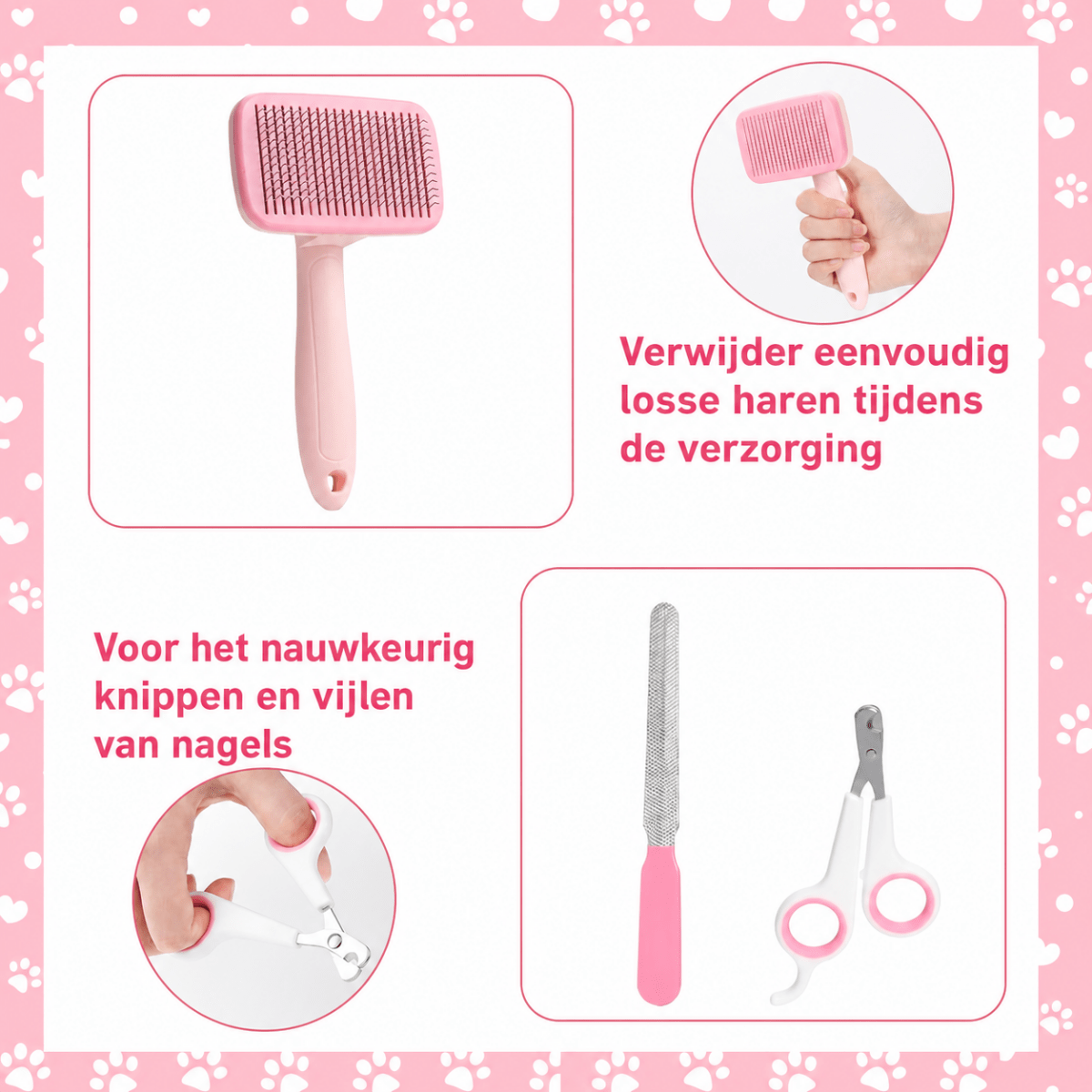 Verzorgingsset 8-delig - Hebbr