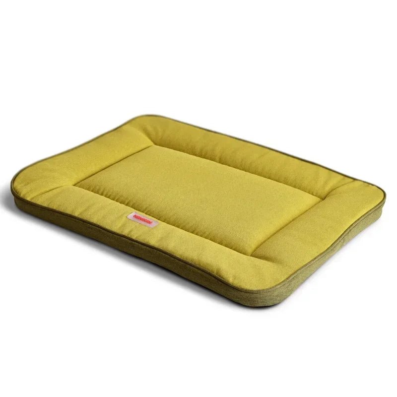 Vierseizoenen kattenbed van katoen, ademend en opvouwbaar - Comfortabel ligbed voor katten en kittens - Hebbr